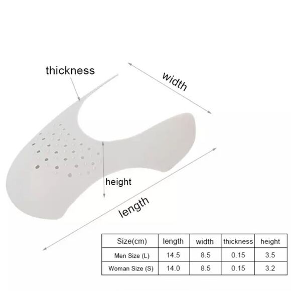 NEW anti crease protector support wrinkle recovery sneakers shoes 2 pairs B116 - Picture 3 of 3